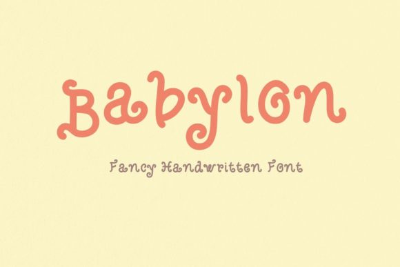 Babylon Font Poster 1