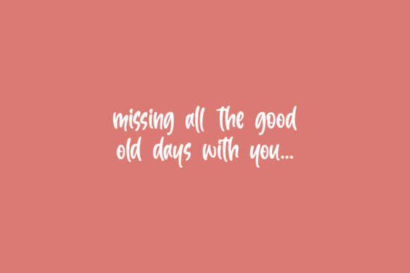 Back to December Font Poster 2