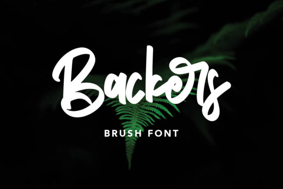 Backers Font Poster 1