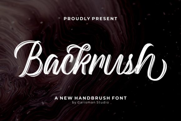 Backrush Font Poster 1