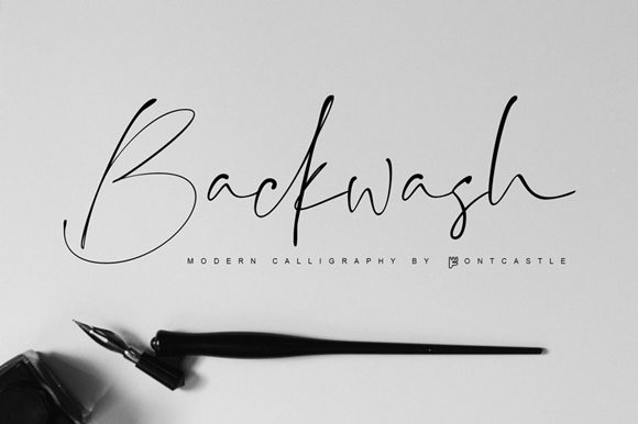 Backwash Font