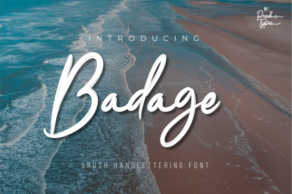 Badage Font Poster 1