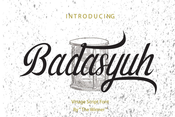 Badasyuh Font Poster 1