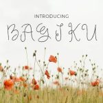 Bagiku Font Poster 1