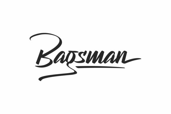 Bagsman Font Poster 1