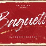 Baguette Font Poster 1