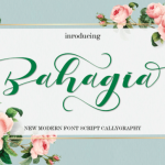 Bahagia Font Poster 1