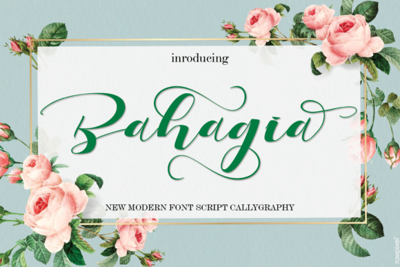 Bahagia Font Poster 1