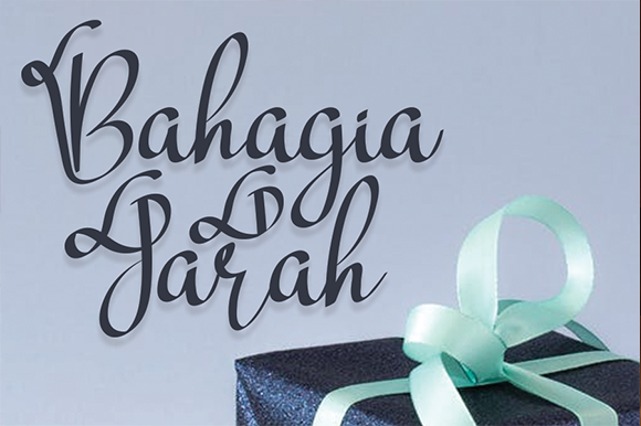 Bahagia Jarah Font Poster 1