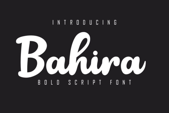 Bahira Font Poster 1