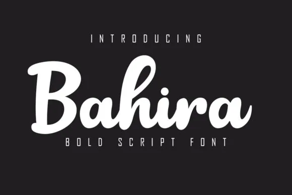 Bahira Font Bahira Font Poster 1