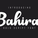 Bahira Font Poster 5