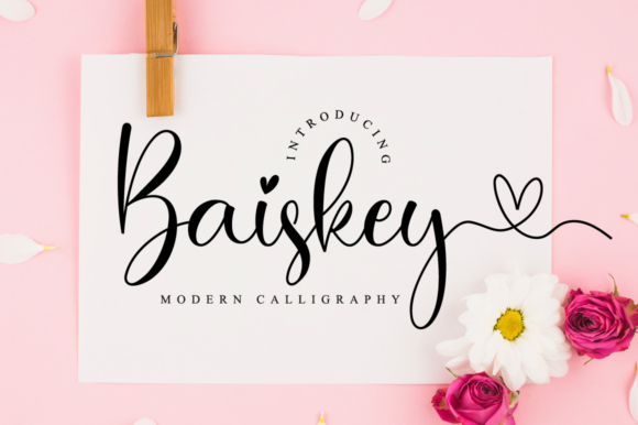 Baiskey Font Poster 1