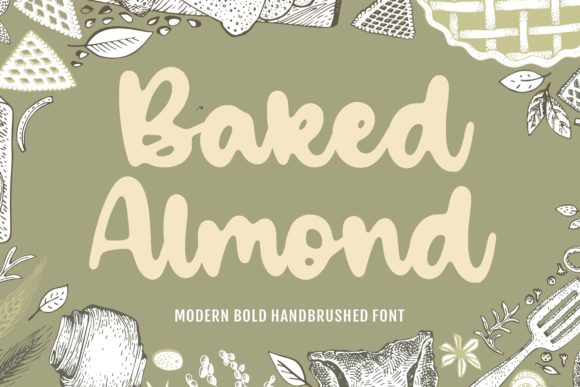 Baked Almond Font Poster 1