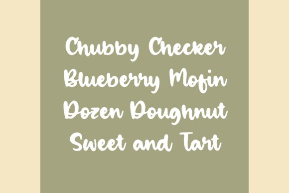 Baked Almond Font Poster 2