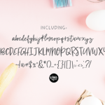 Bakery Brush Font Poster 4