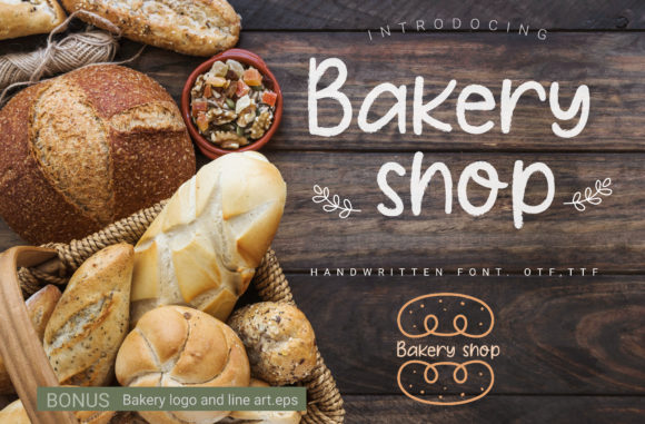 Bakery Shop Font Poster 1