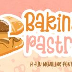 Baking Pastry Font Poster 1