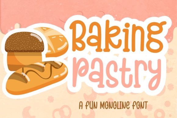 Baking Pastry Font