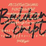 Balder Script Font Poster 8