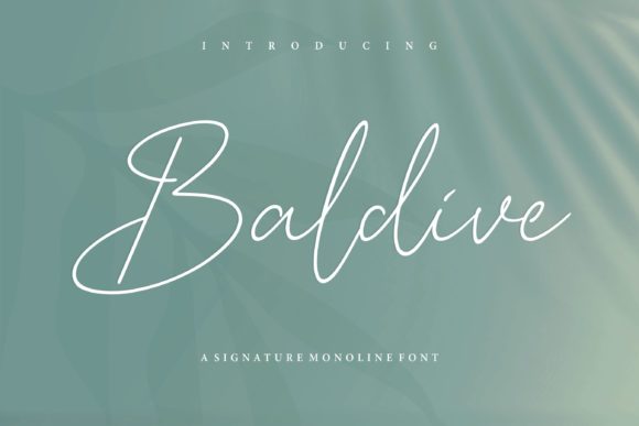 Baldive Font Poster 1