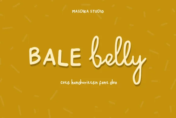 Bale Belly Font Bale Belly Font Poster 1