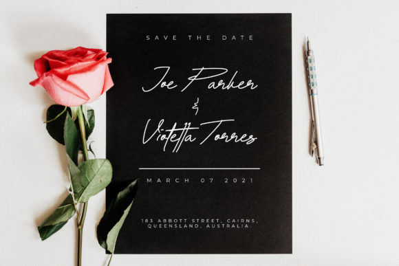 Balfontheim Signature Font Poster 3