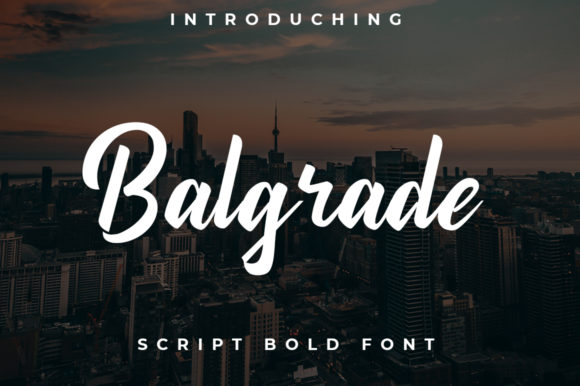 Balgrade Font Poster 1