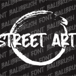 Balibrush Font Poster 8