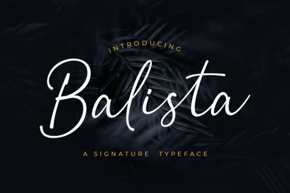 Balista Font Poster 1