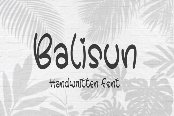 Balisun Font Poster 1