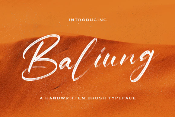 Baliung Font Poster 1