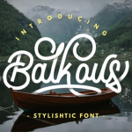 Balkous Font Poster 1