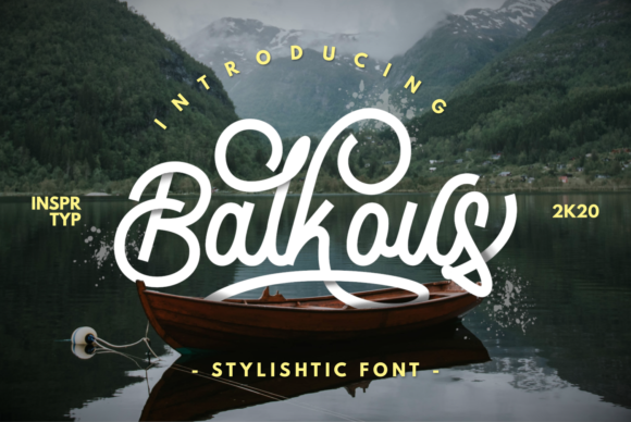 Balkous Font Poster 1