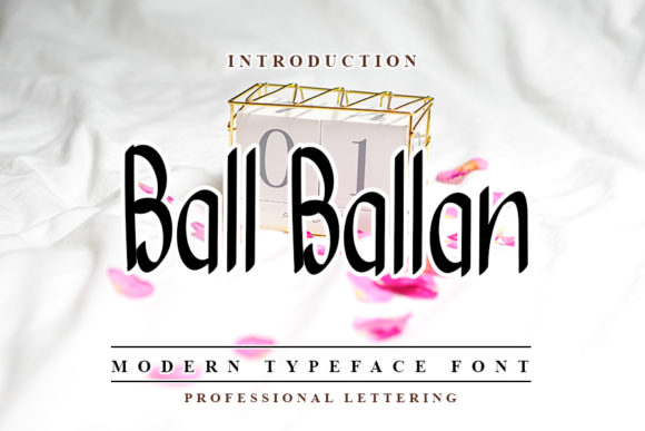 Ball Ballan Font Poster 1
