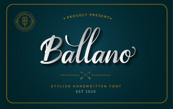 Ballano Font Poster 1