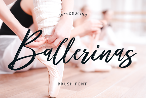 Ballerinas Font Poster 1