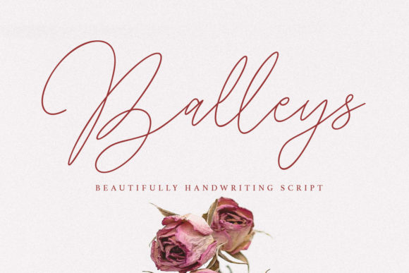 Balleys Font Poster 1