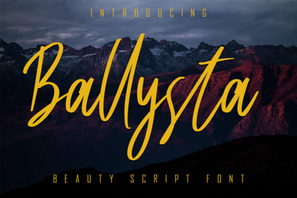 Ballysta Font Poster 1