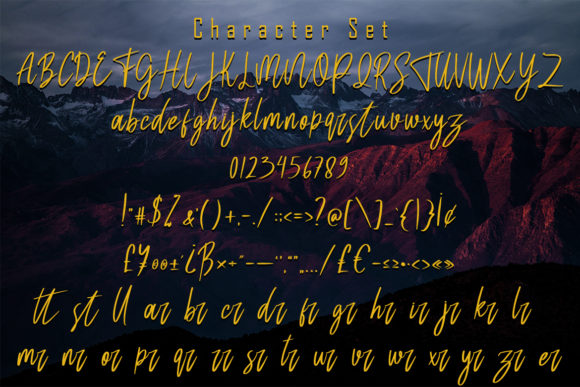 Ballysta Font Poster 9