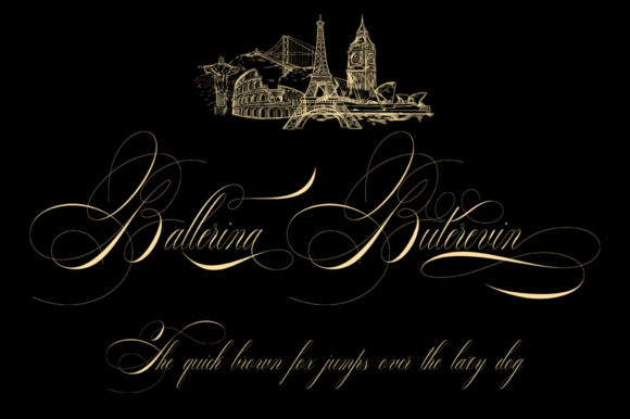 Banalline Signature Font Poster 5