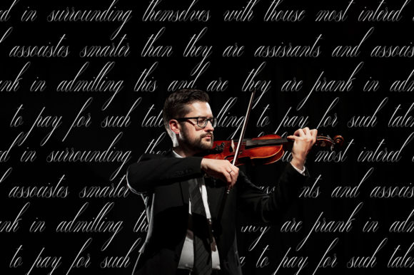 Banalline Signature Font Poster 9