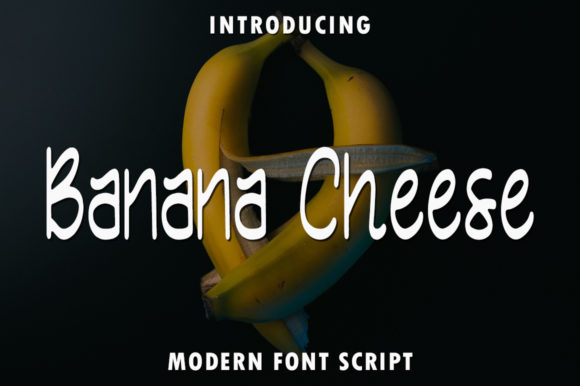 Banana Cheese Font Poster 1