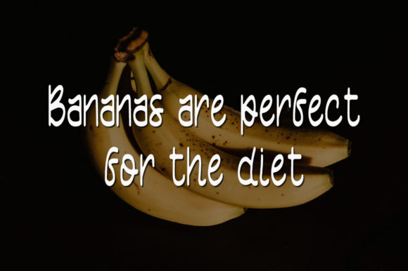 Banana Cheese Font Poster 3