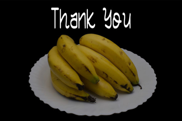 Banana Cheese Font Poster 5