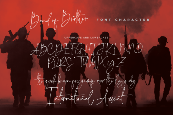 Band of Brothers Font Poster 9