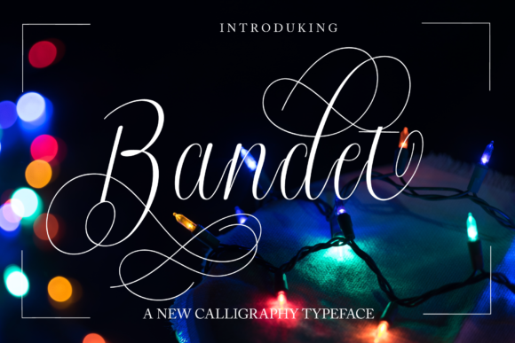 Bandet Font Poster 1