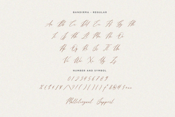 Bandirma Font Poster 5