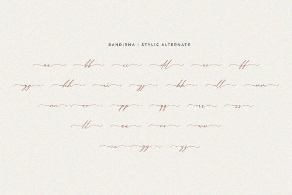 Bandirma Font Poster 6