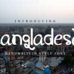 Bangladesh Font Poster 1